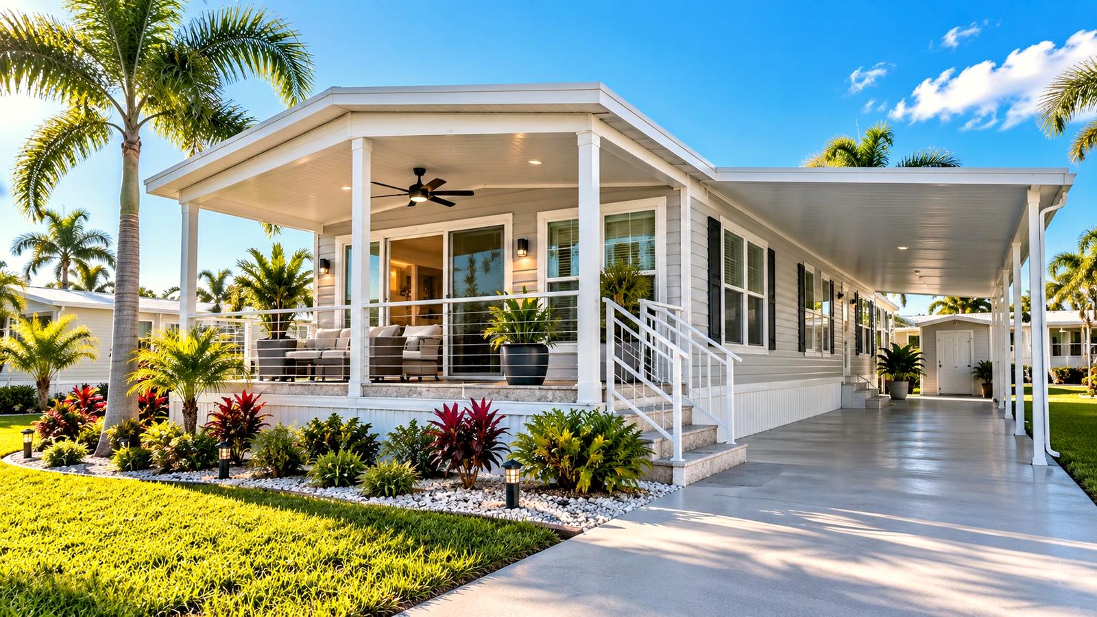 A manufactured home in Florida